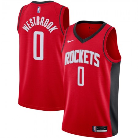 Herren NBA Houston Rockets Trikot Russell Westbrook 0 Nike 2020-2021 Icon Edition Swingman